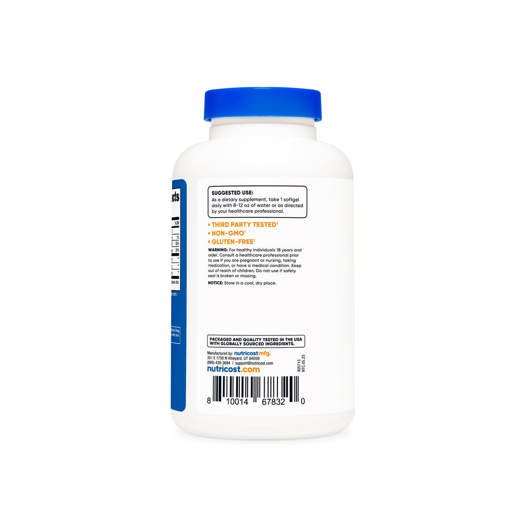 Nutricost Cod Liver Oil - Modo de uso