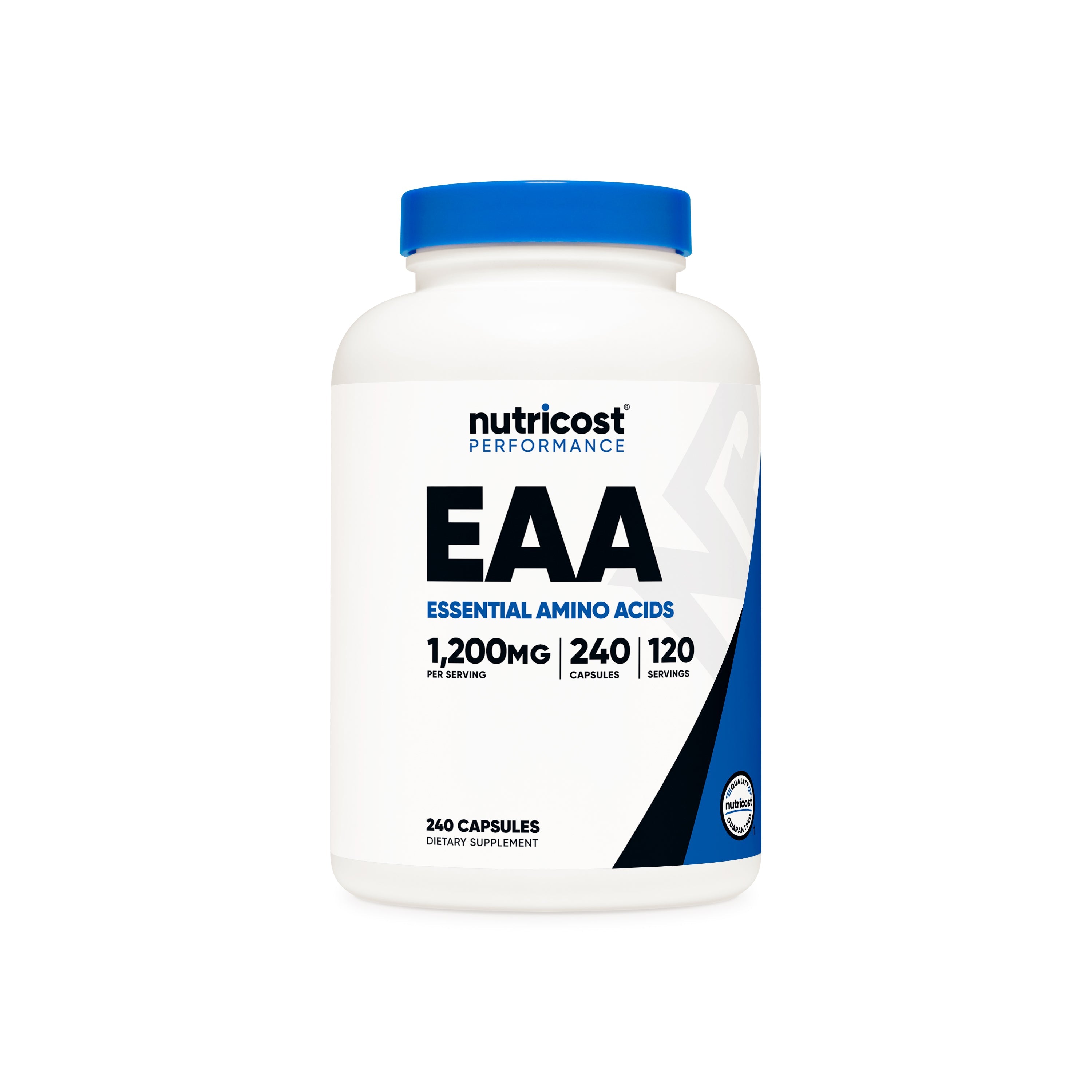 Nutricost EAA 1200mg 240 cápsulas frente