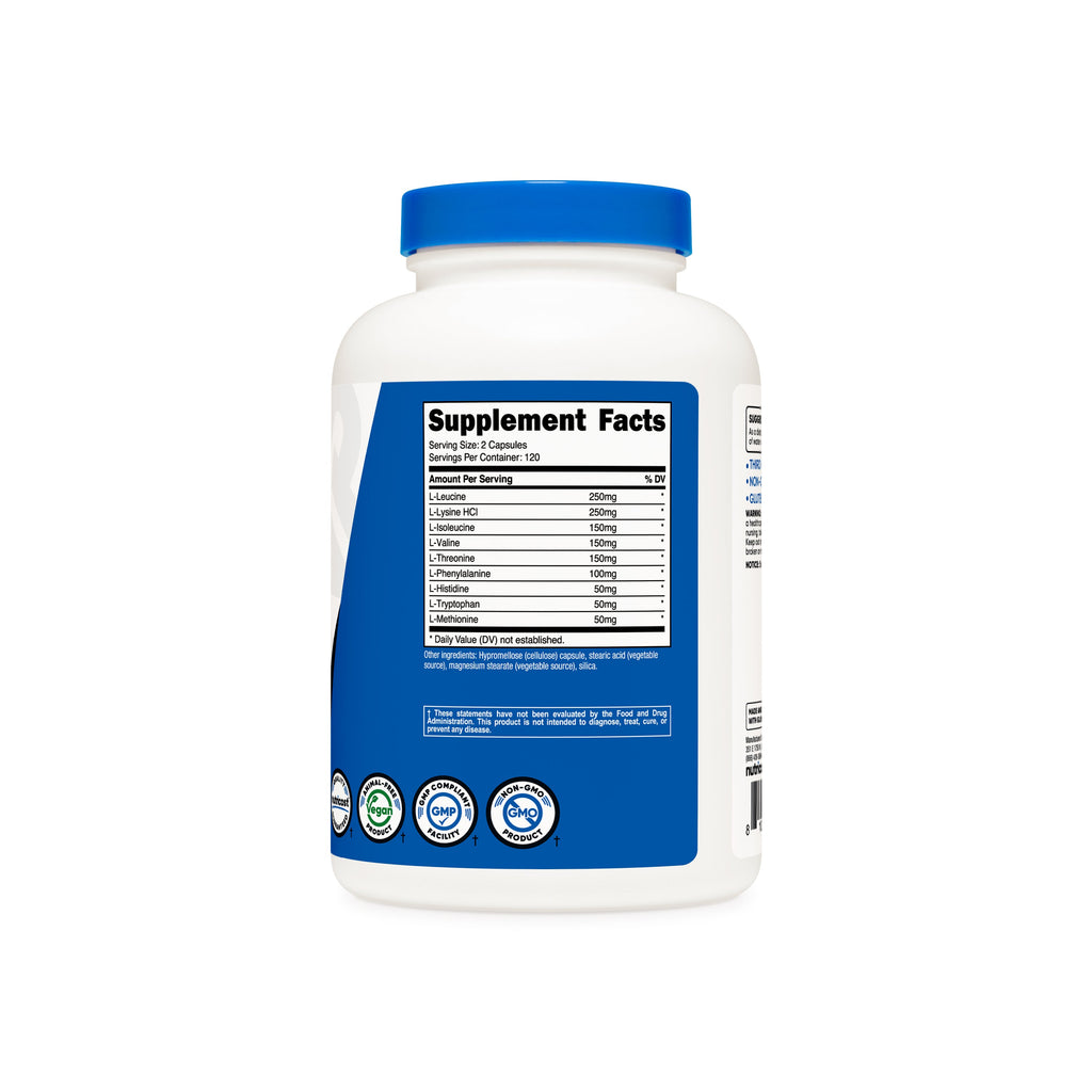 Tabla nutrimental Nutricost EAA 1200mg