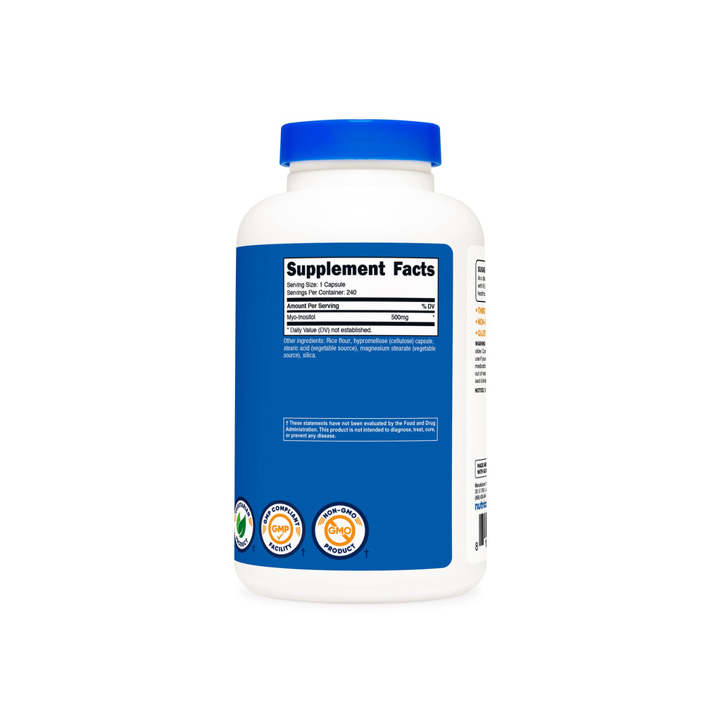 Nutricost Inositol - Tabla de suplementos