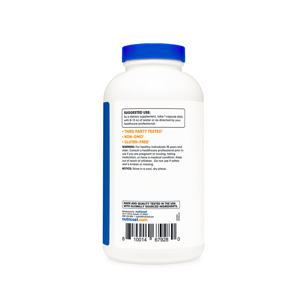 Modo de uso Nutricost L-Arginina 500mg