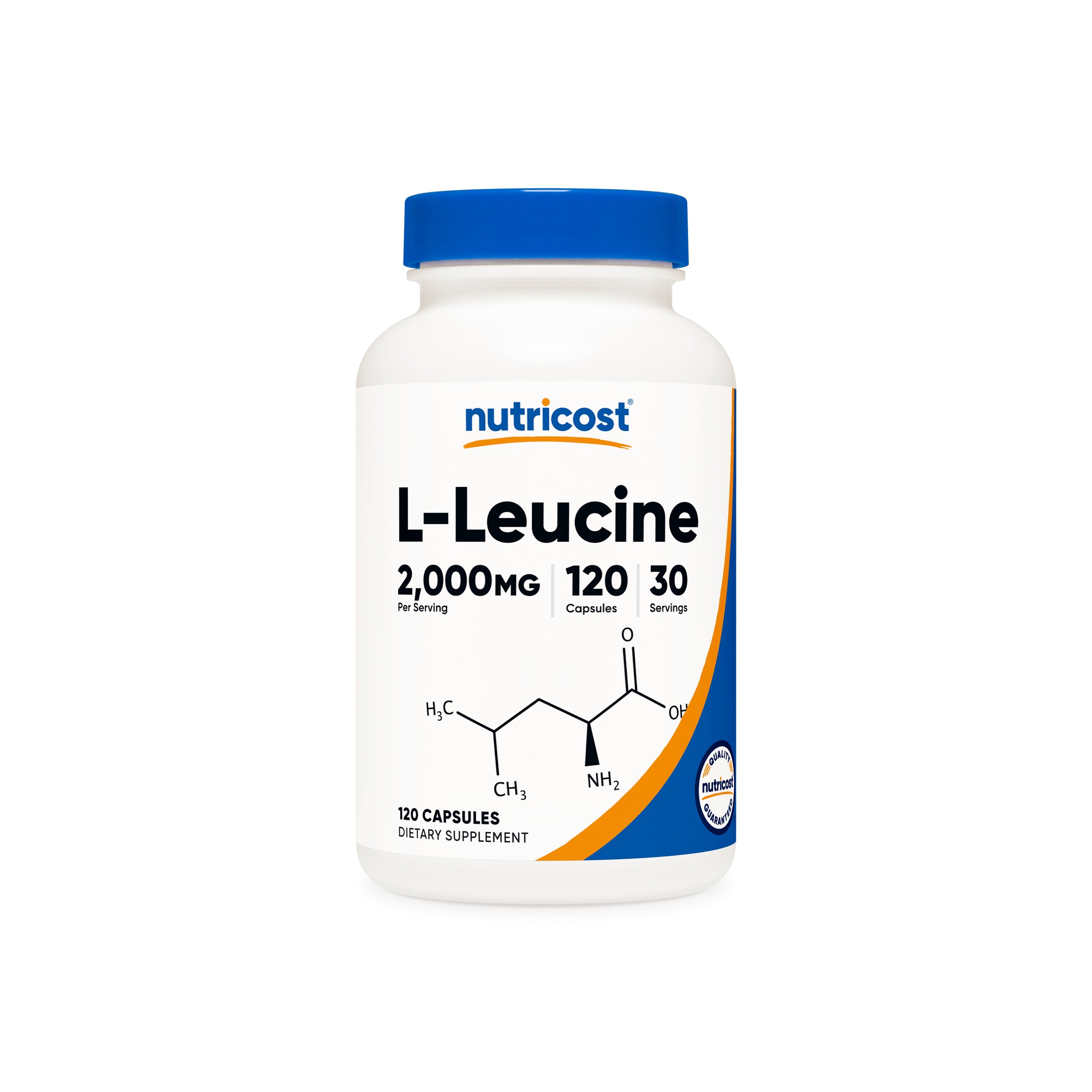 Nutricost L-Leucina 2000mg 120 Cápsulas