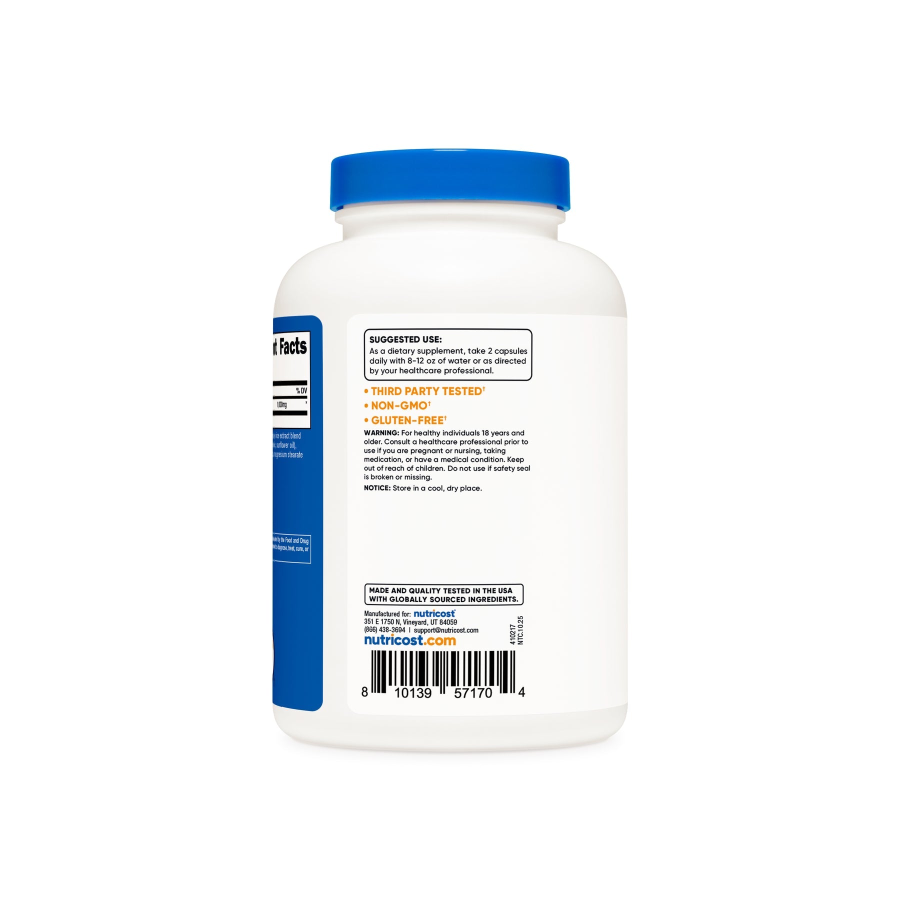 Nutricost L-Lisina 1000mg - Modo de uso