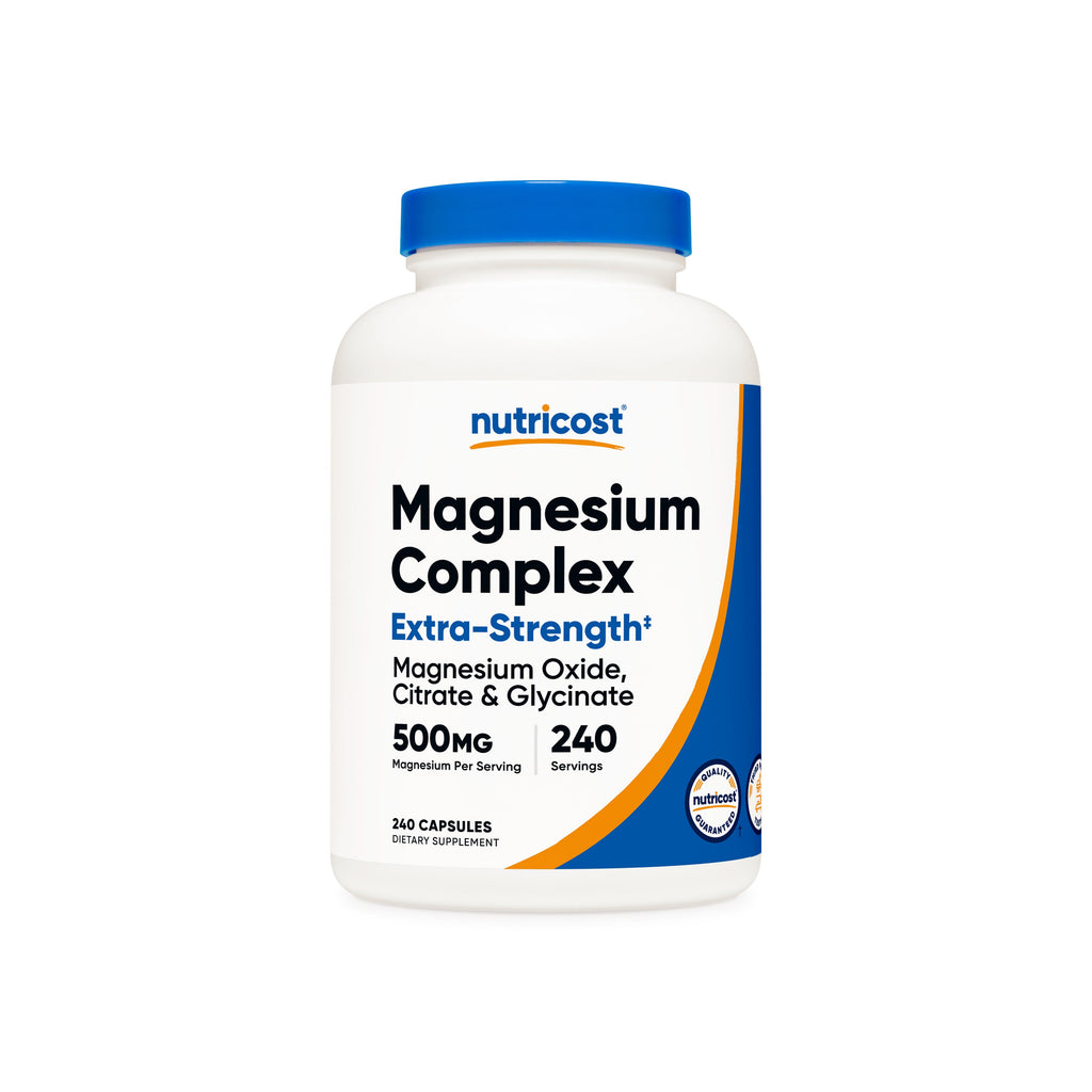 Nutricost Magnesio Complex Extra Fuerza 240 Cápsulas