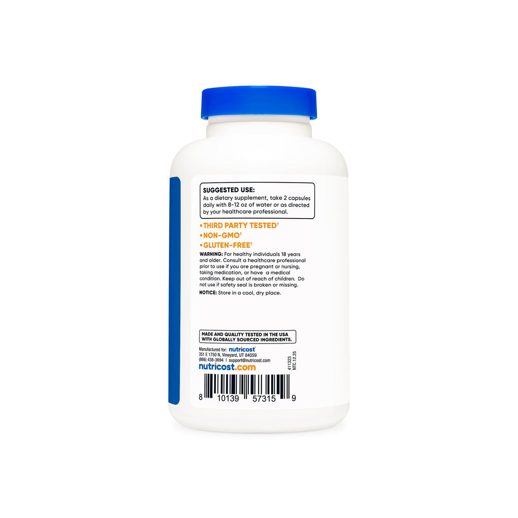 Nutricost Panax Ginseng 1000mg - Modo de uso