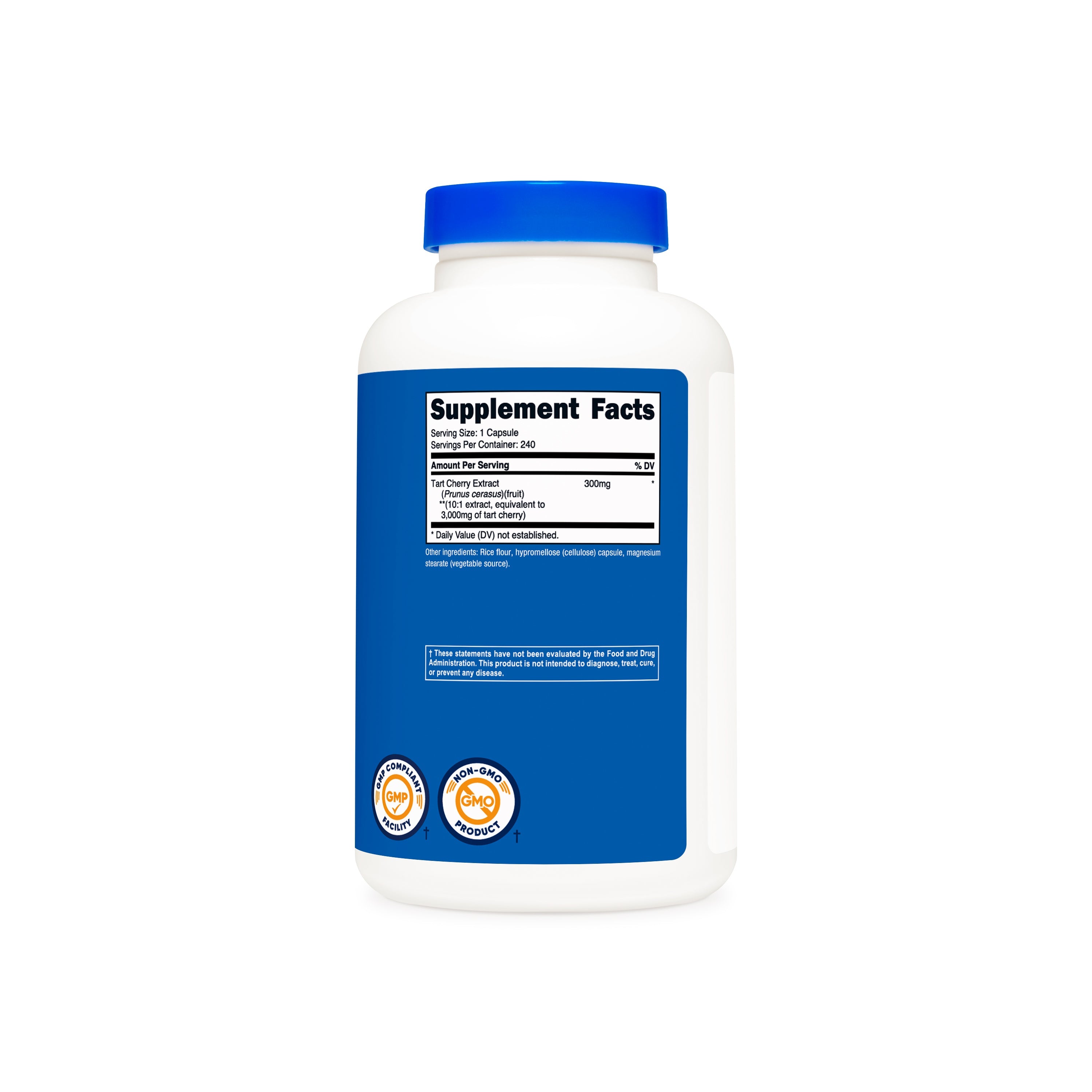 Tabla de suplementos Tart Cherry Nutricost