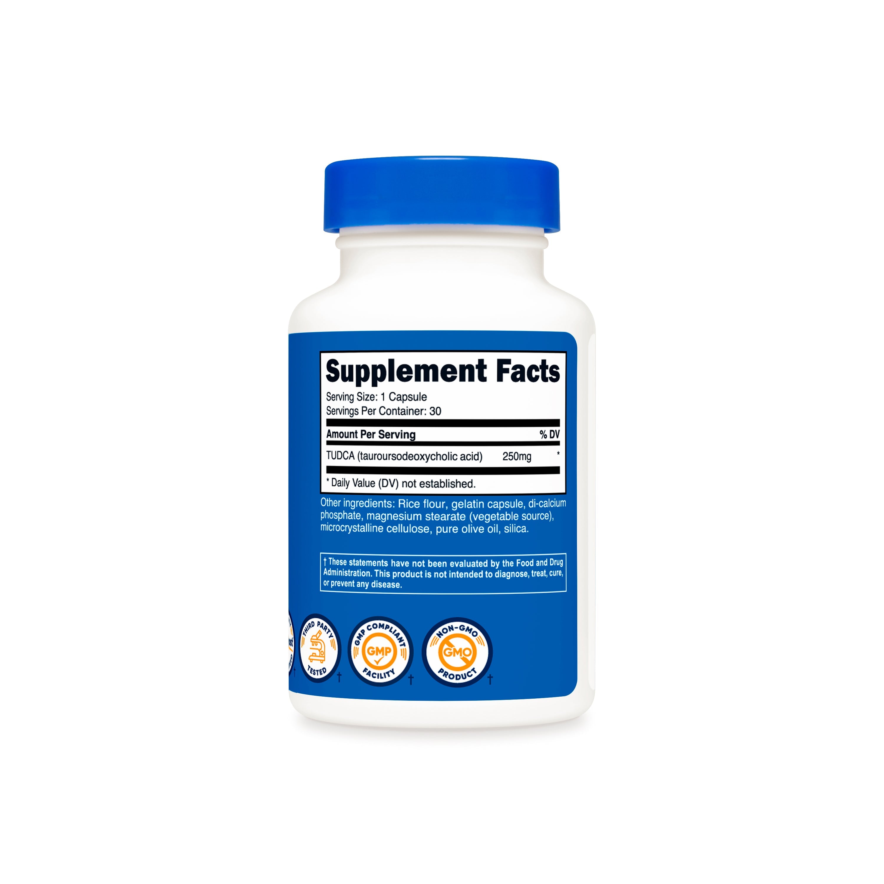 Tabla de suplementos TUDCA Nutricost
