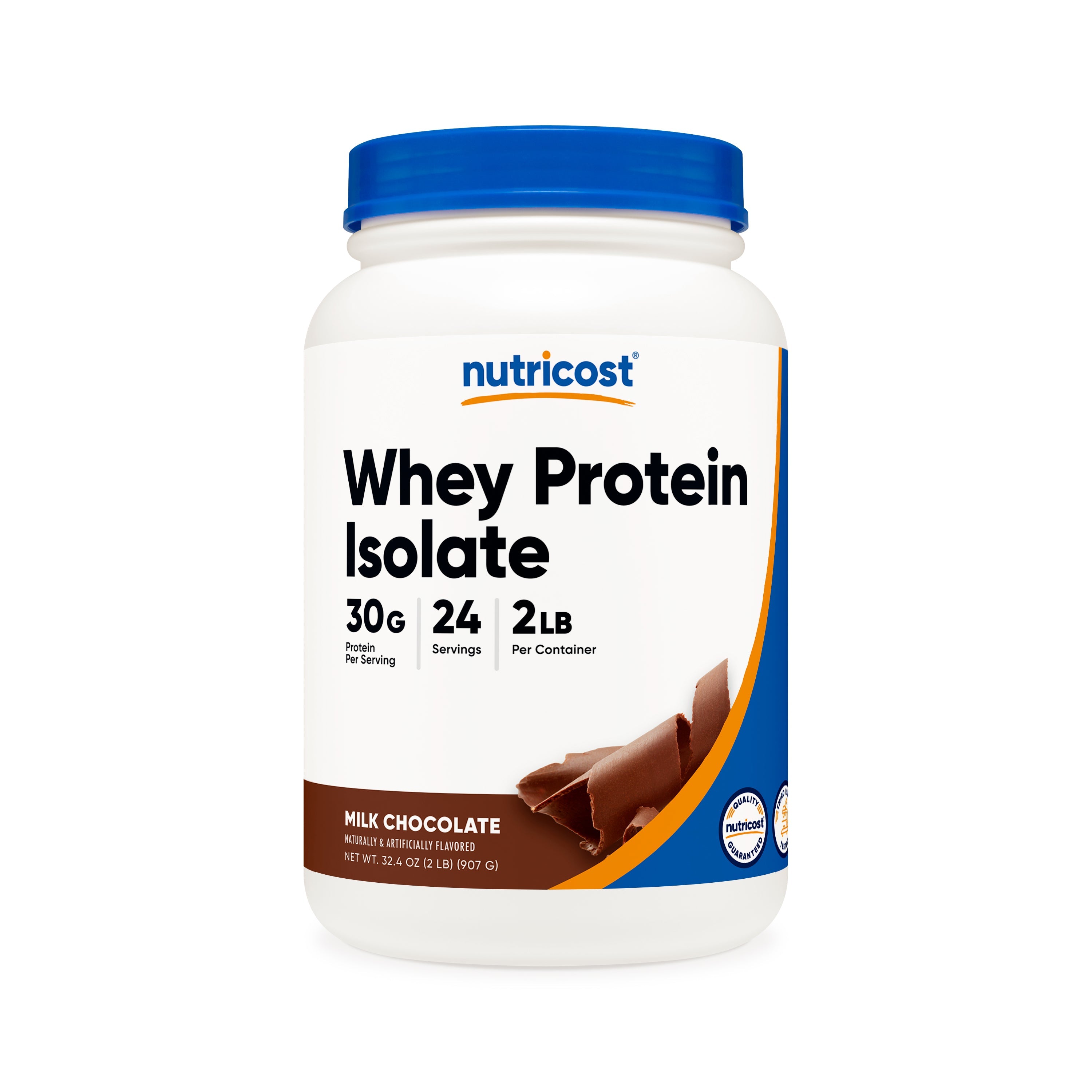 Nutricost Whey Protein Isolate Chocolate 2LB frente