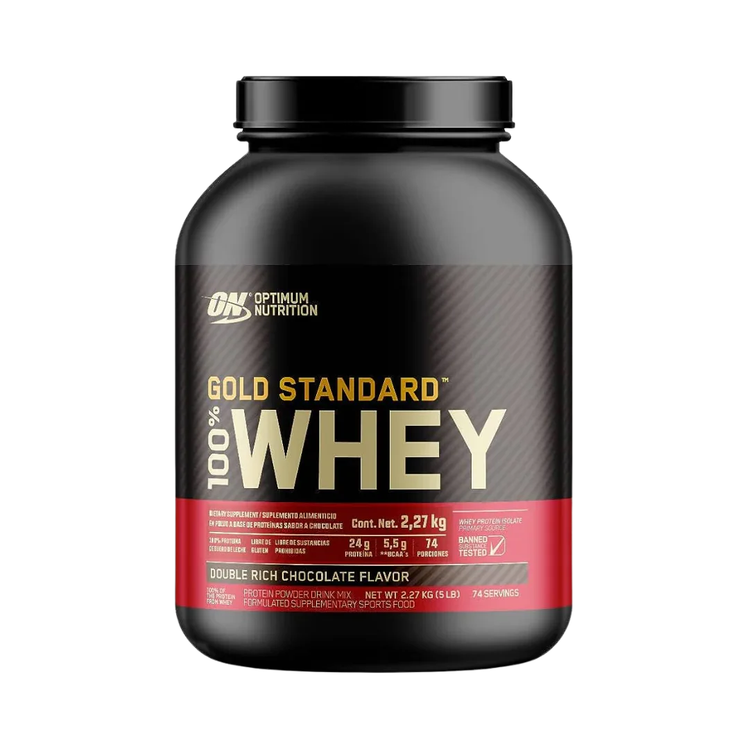 Gold Standard Whey 5lbs Optimum Nutrition - 24g Proteína - Get Fit Mexico