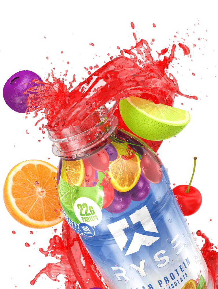 RYSE Clear Whey RTD - beneficio 22g proteína aislada