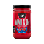 BSN Amino X Blue Raspberry - frente del bote