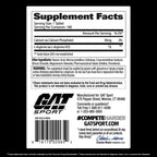 GAT Sport L-Arginina - tabla de suplementos