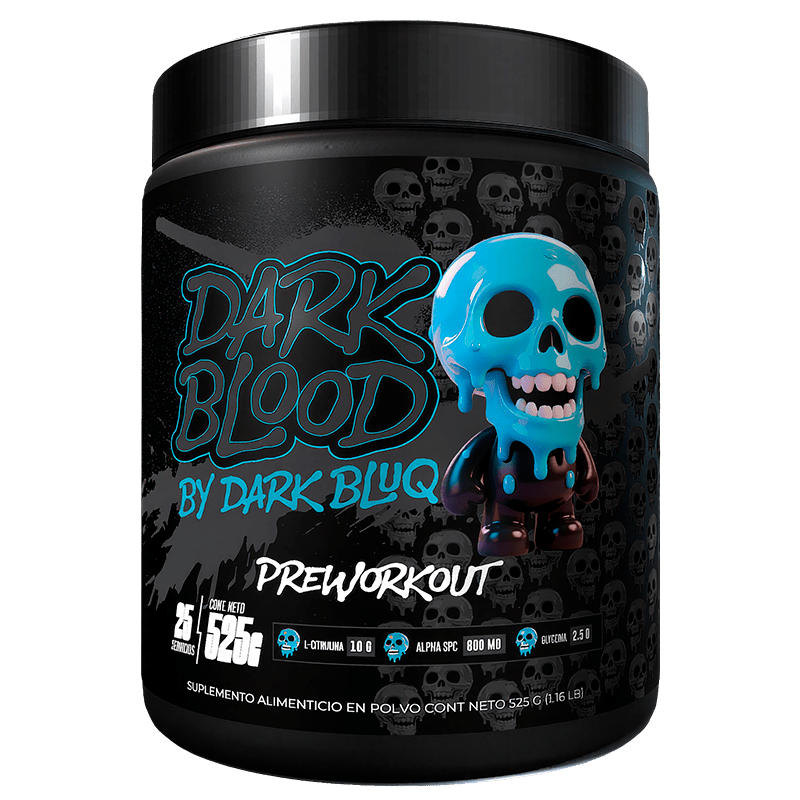 Dark Blood Pre-Entreno Essentials - tabla de suplementos
