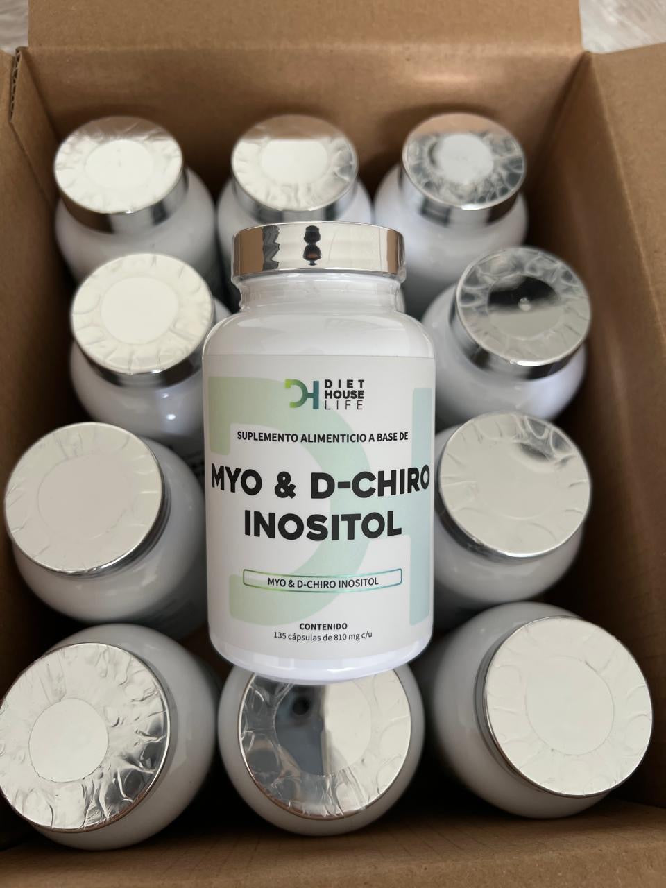 Myo & D-Chiro Inositol Diet House Life 810mg - 135 Cápsulas