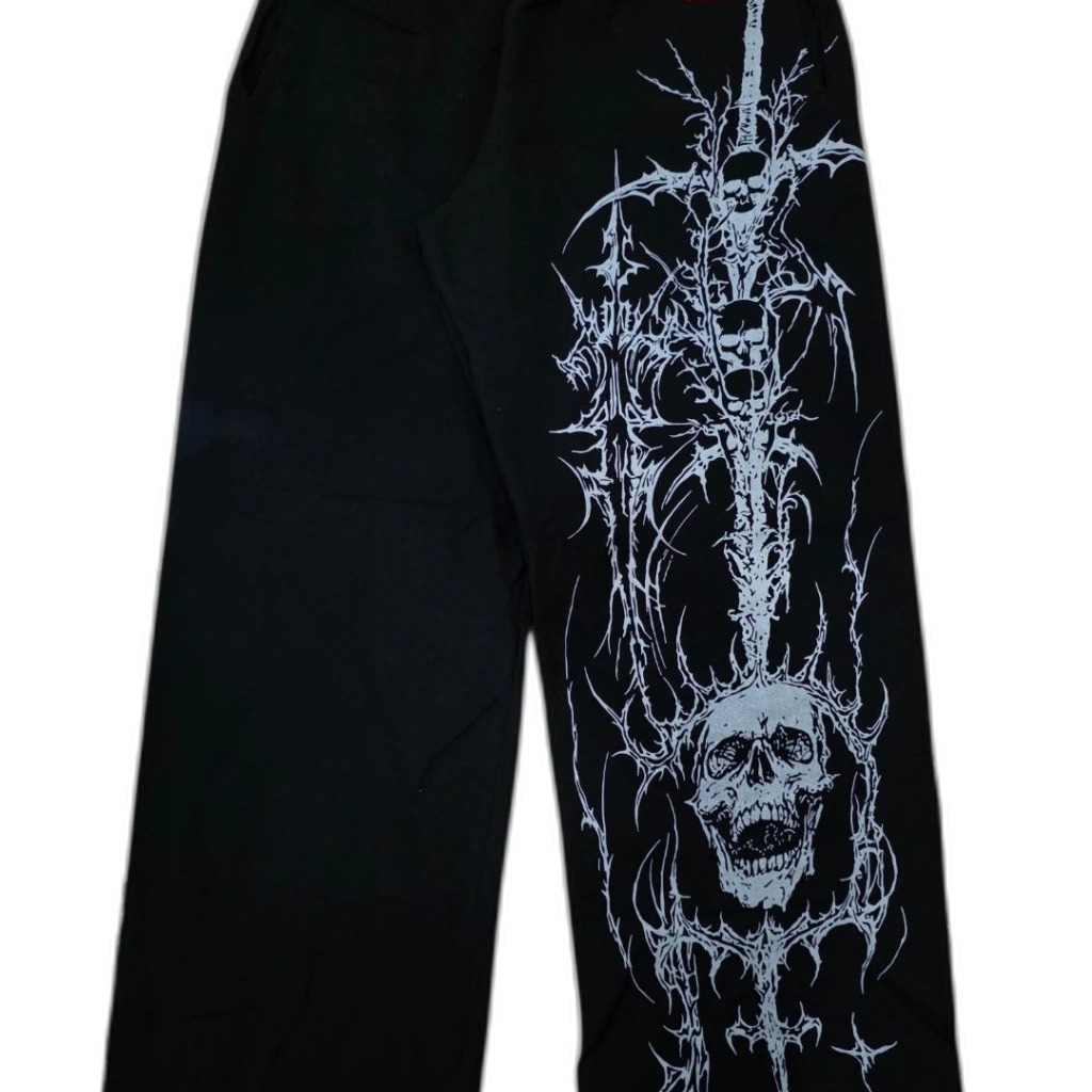 Pants YoungLA Calaveras Negro