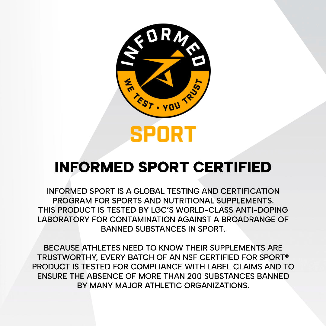 Sello Informed Sport - Creatina Monohidrato RAW Nutrition