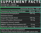 Nutrex Lipo-6 Black Stim-Free - tabla de suplementos
