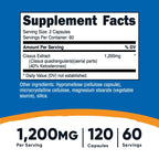 Nutricost Cissus Quadrangularis - Beneficios