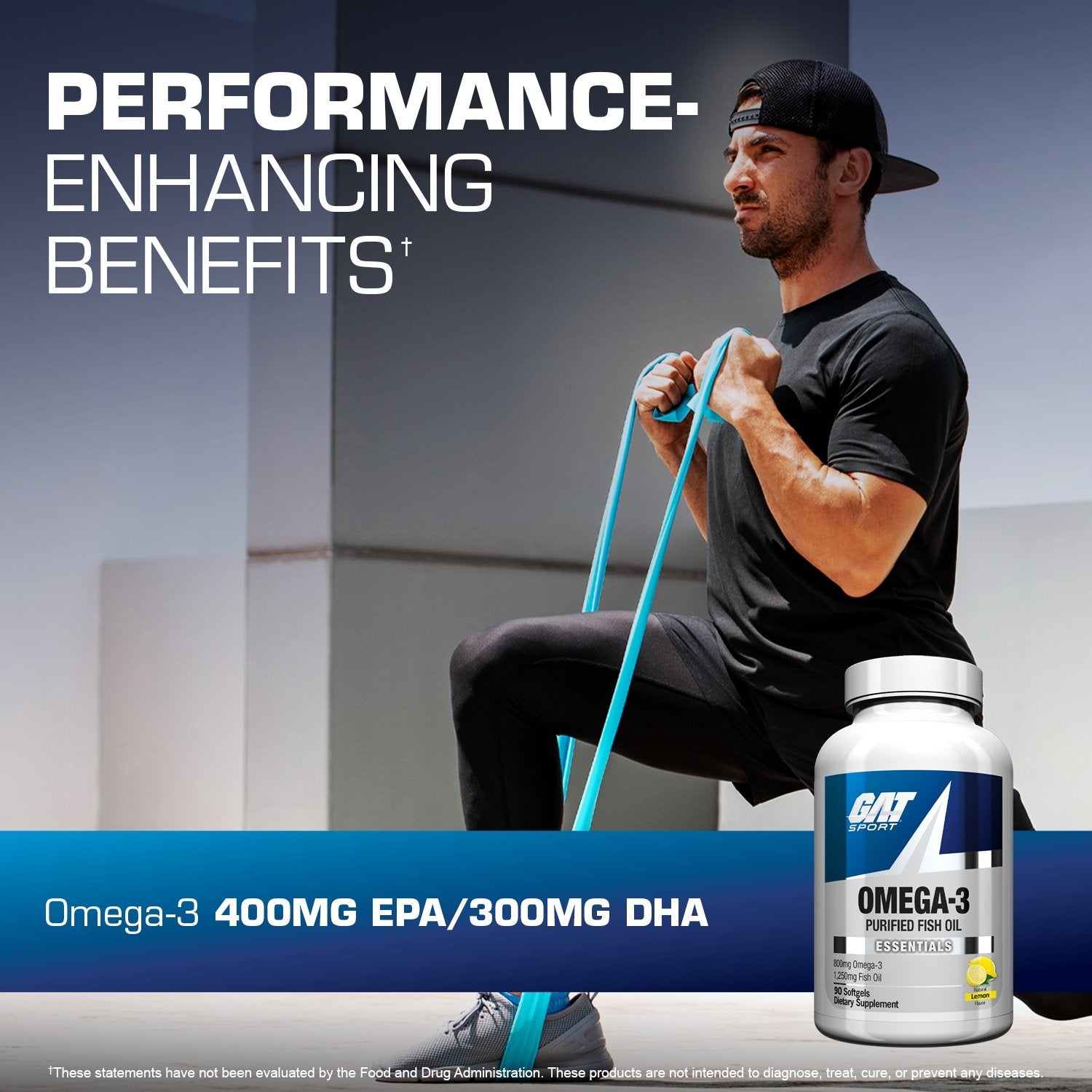 Omega 3 GAT Sport - beneficios de rendimiento EPA DHA - Get Fit Mexico