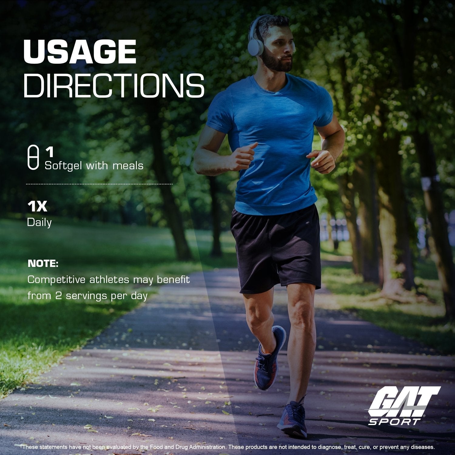 Omega 3 GAT Sport - modo de uso y dosis recomendada - Get Fit Mexico