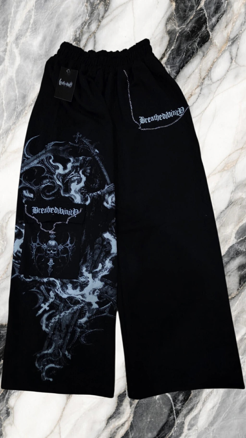 Pants Ancho Blanco Breathdivinity Cadenas