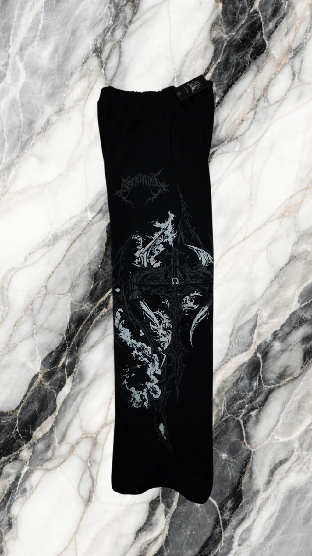 Pants Breathe Divinity Cruces Blanco - detalle