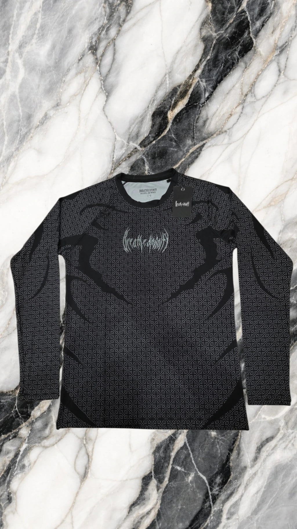 Playera Compresión Breathdivinity Gris