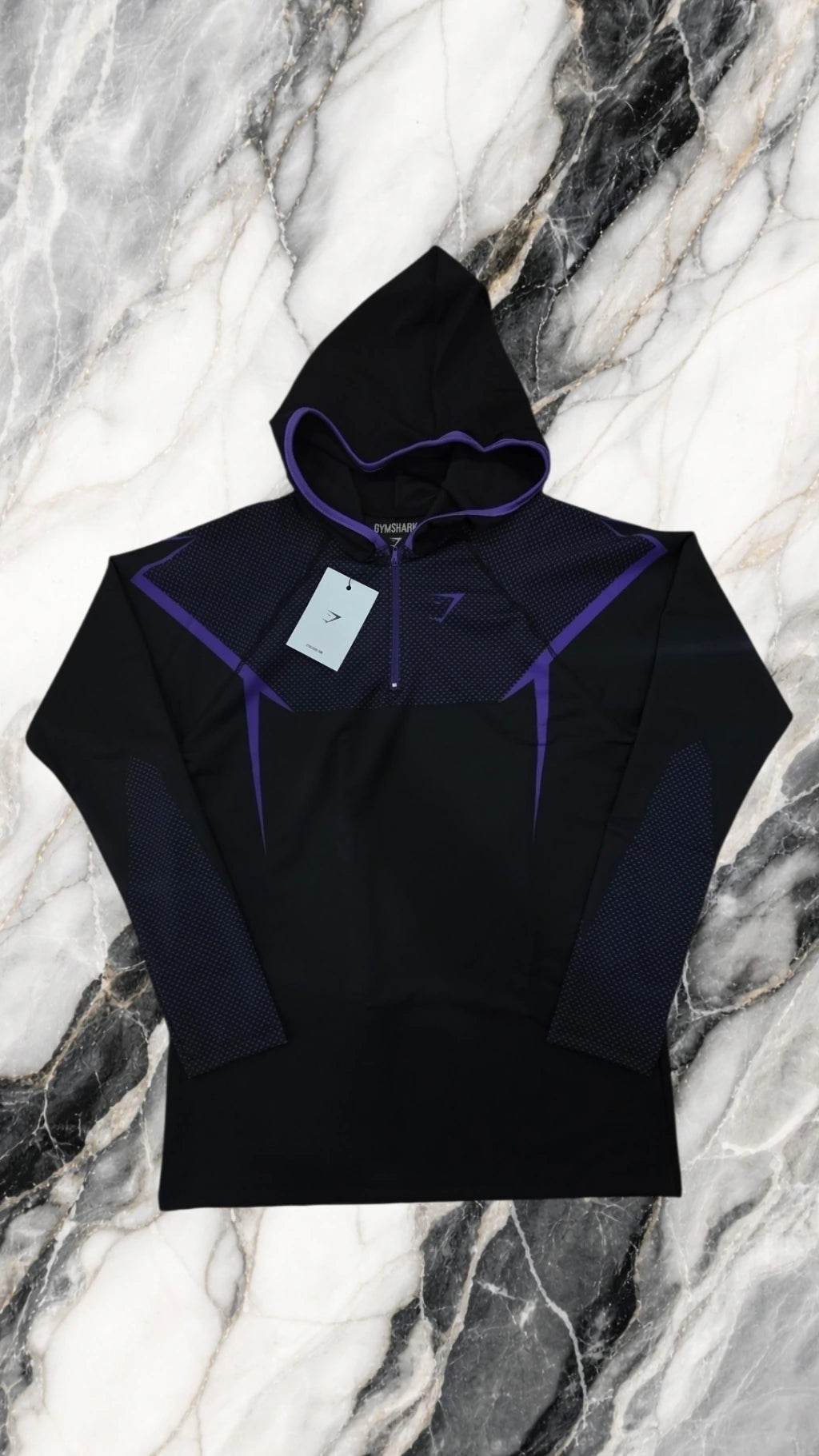 Hoodie Onyx Compresión Morada