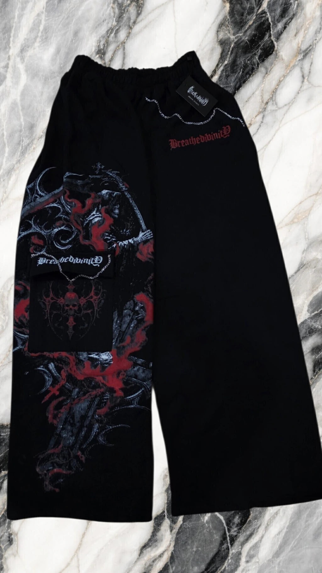 Pants Ancho Rojo Breathdivinity Cadenas
