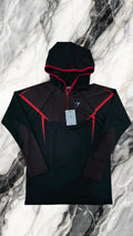 Hoodie Onyx Compresión Roja