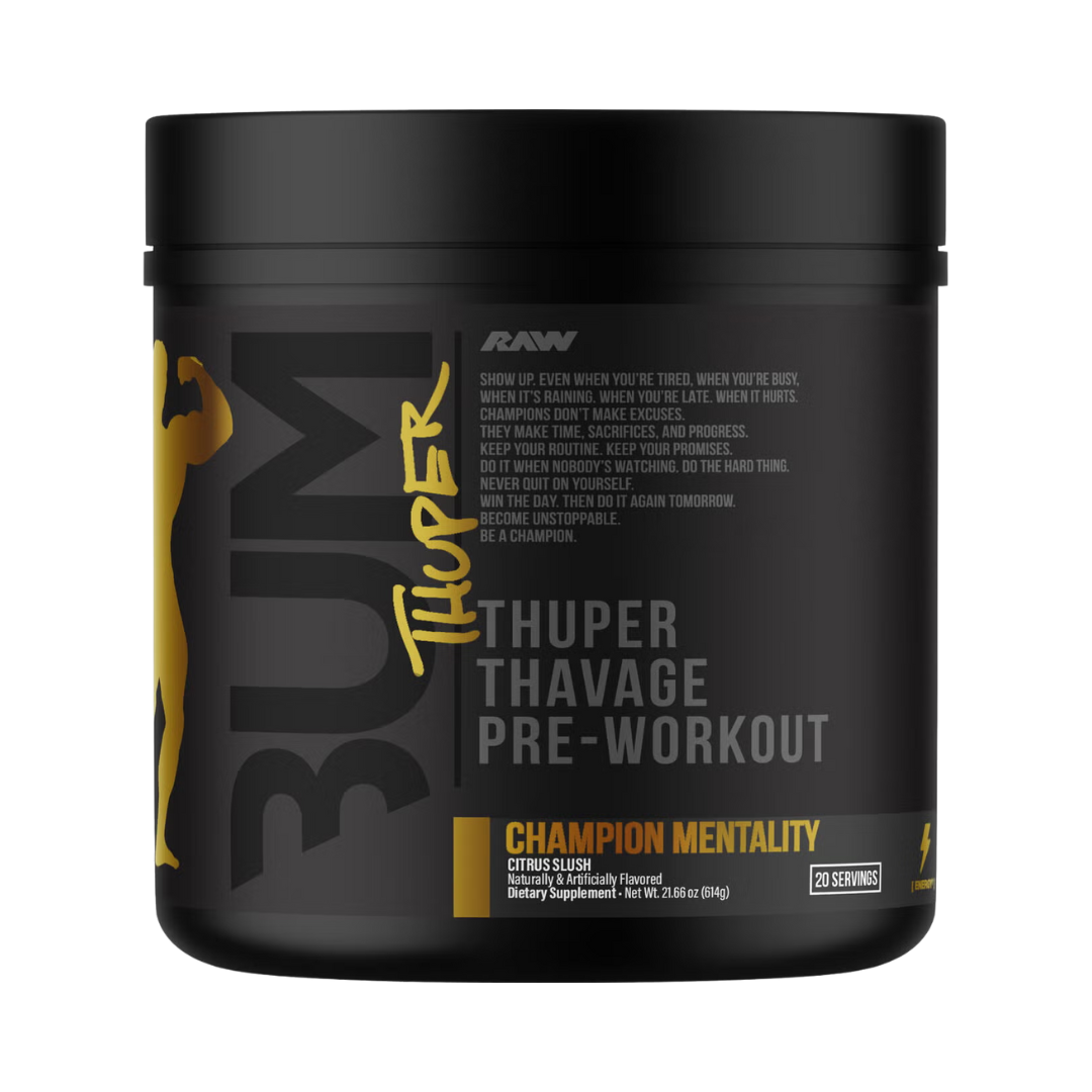 Thuper Thavage Pre-Entreno de CBUM x RAW