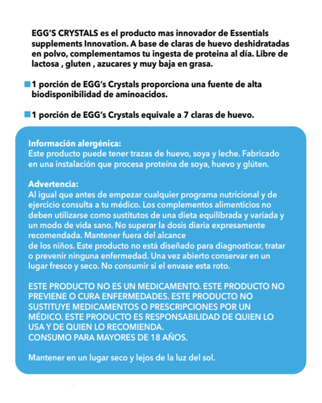 Egg Crystals Essentials - Beneficios y modo de uso
