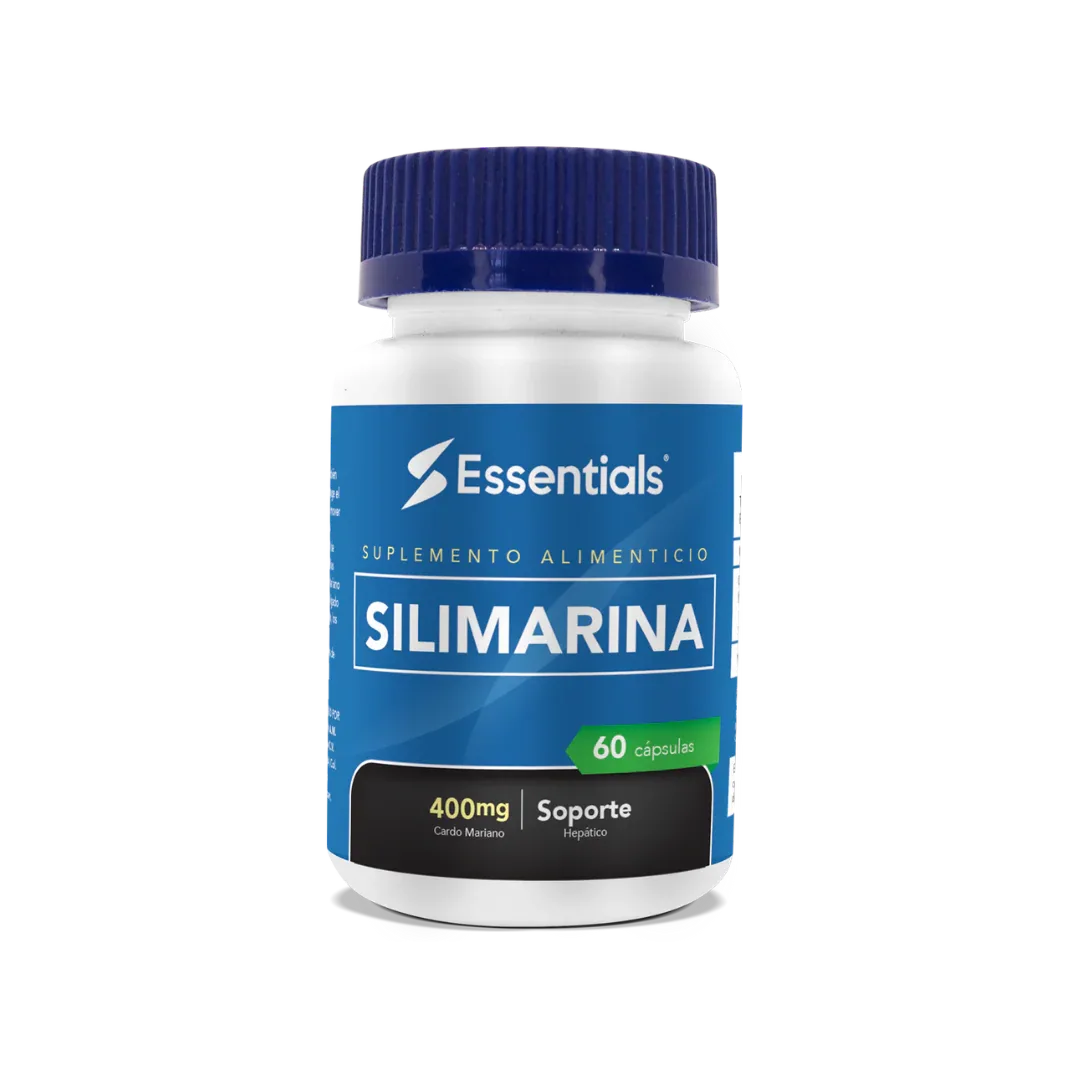 Silimarina Cardo Mariano Essentials - Protección Hepática Natural - Get Fit Mexico