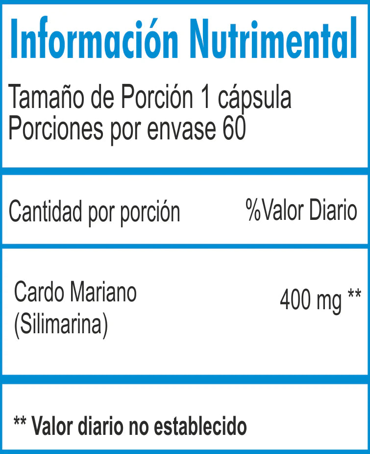 Silimarina (cardo mariano) - ESSENTIALS